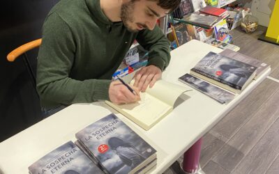 Firma de libros en Sarria