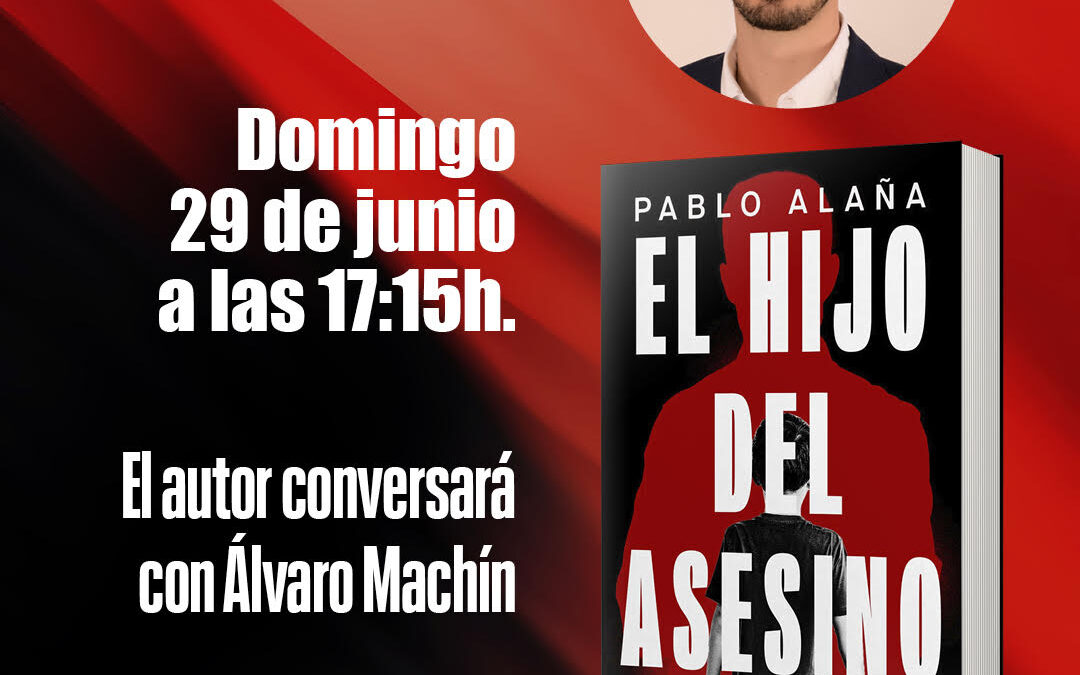 ‘El hijo del asesino’ en la Feria del Libro de Santander y Cantabria